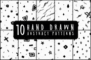10 Hand Drawn Abstract Patterns