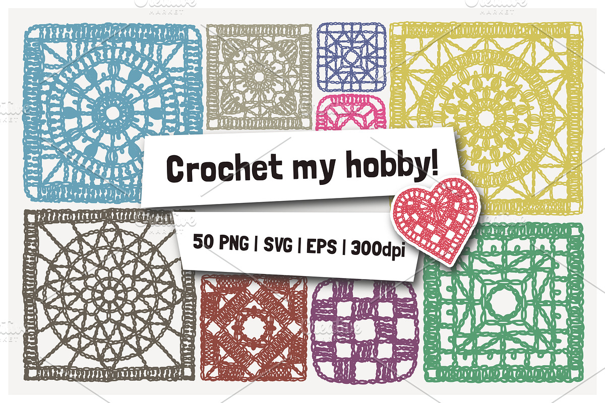 Crochet my hobby! in Illustrations - product preview 8