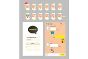 Kakao talk Messenger Design Mockup