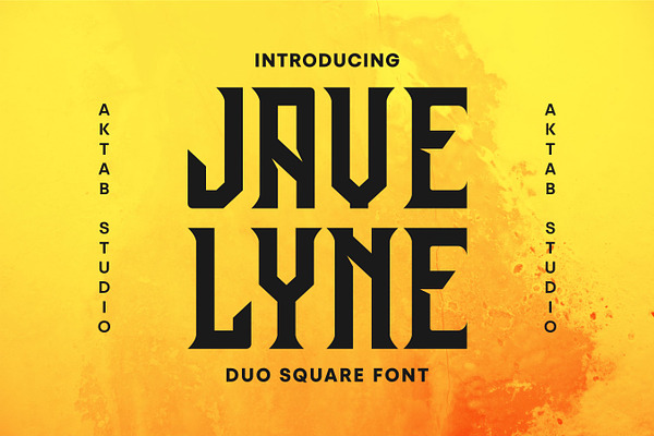 JAVELYNE FONT SQUARE DUO