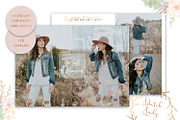 PSD Photo Gift Card Template #33