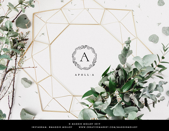 50 Floral Hand Drawn Logo Templates in Logo Templates - product preview 9