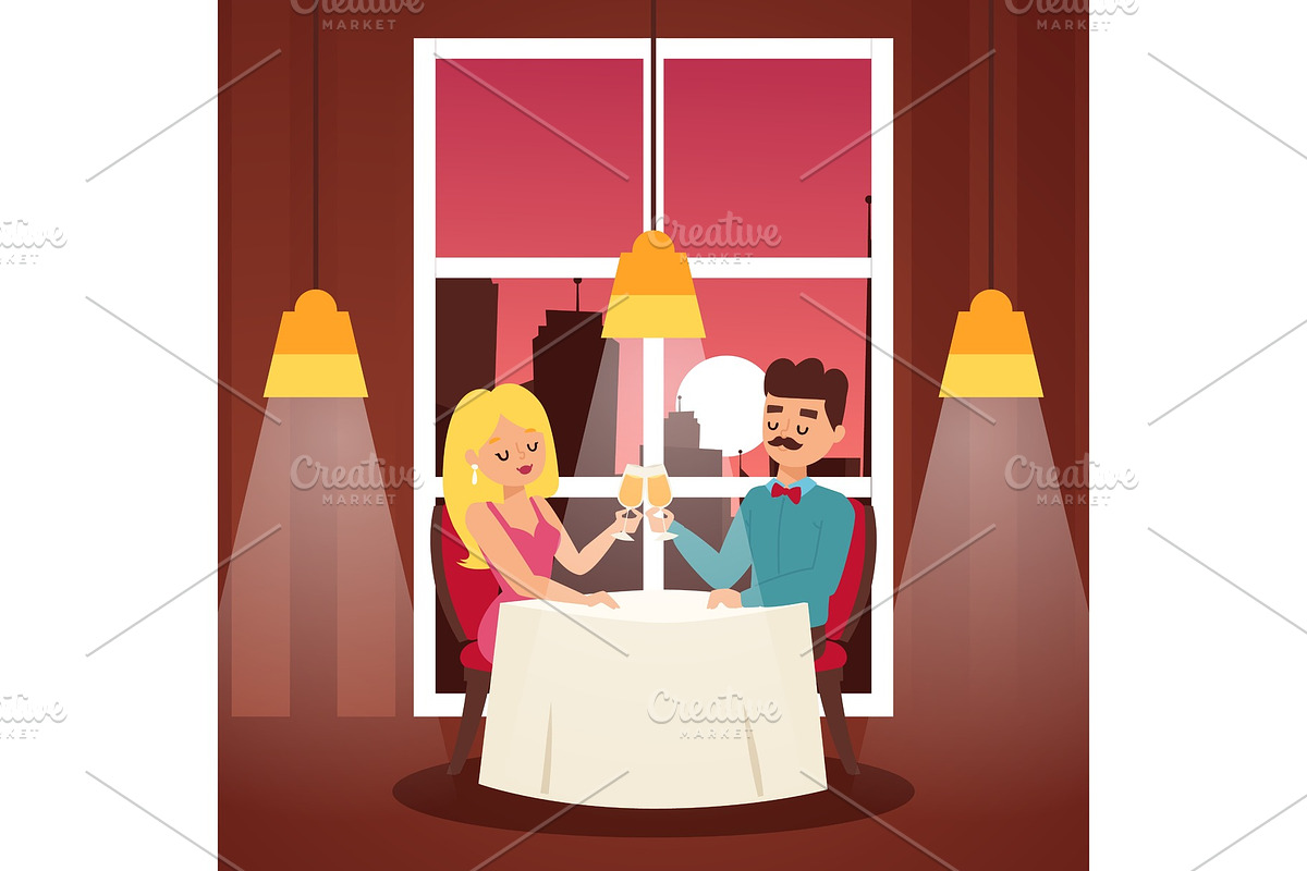 Perfect date banner vector in Illustrations - product preview 8