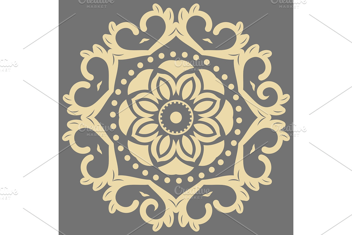 Oriental Abstract Vector Pattern in Patterns - product preview 8