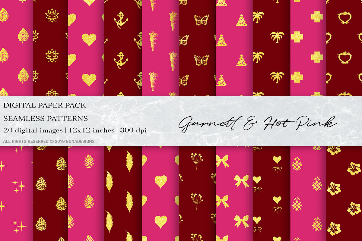 Gold Geometric Seamless Patterns in Patterns - product preview 8