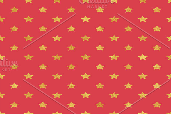 Gold Geometric Digital Papers in Patterns - product preview 2