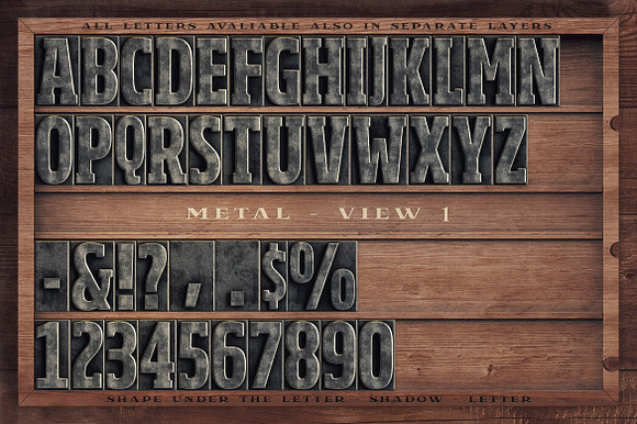 Vintage Letterpress Toolkit in Graphics - product preview 9