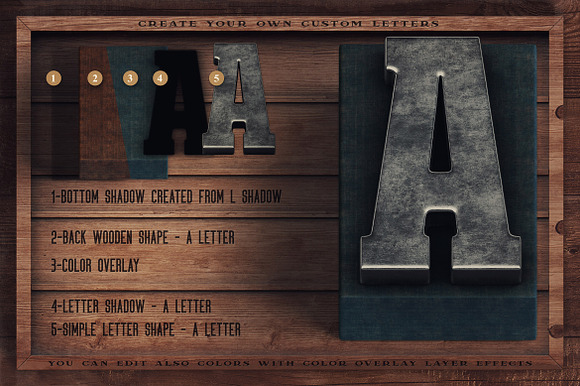 Vintage Letterpress Toolkit in Graphics - product preview 13