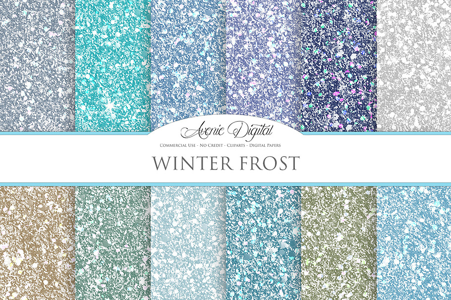 Frost Glitter Textures in Textures - product preview 8