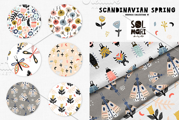 SCANDINAVIAN SPRING GRAPHIC KIT in Patterns - product preview 2