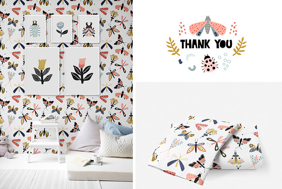 SCANDINAVIAN SPRING GRAPHIC KIT in Patterns - product preview 7