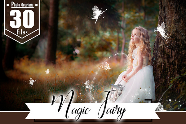 30 fairy magic photo overlays