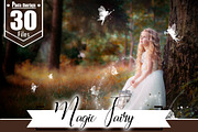 30 fairy magic photo overlays