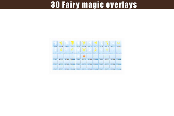 30 fairy magic photo overlays in Add-Ons - product preview 3