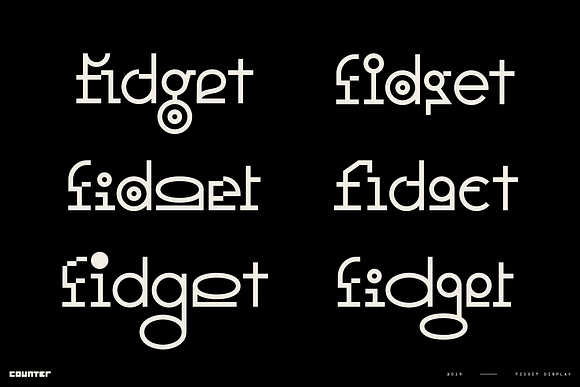Fidget Display – Modern Mash-up! in Display Fonts - product preview 20
