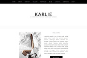 Karlie Feminine Wordpress Blog Theme