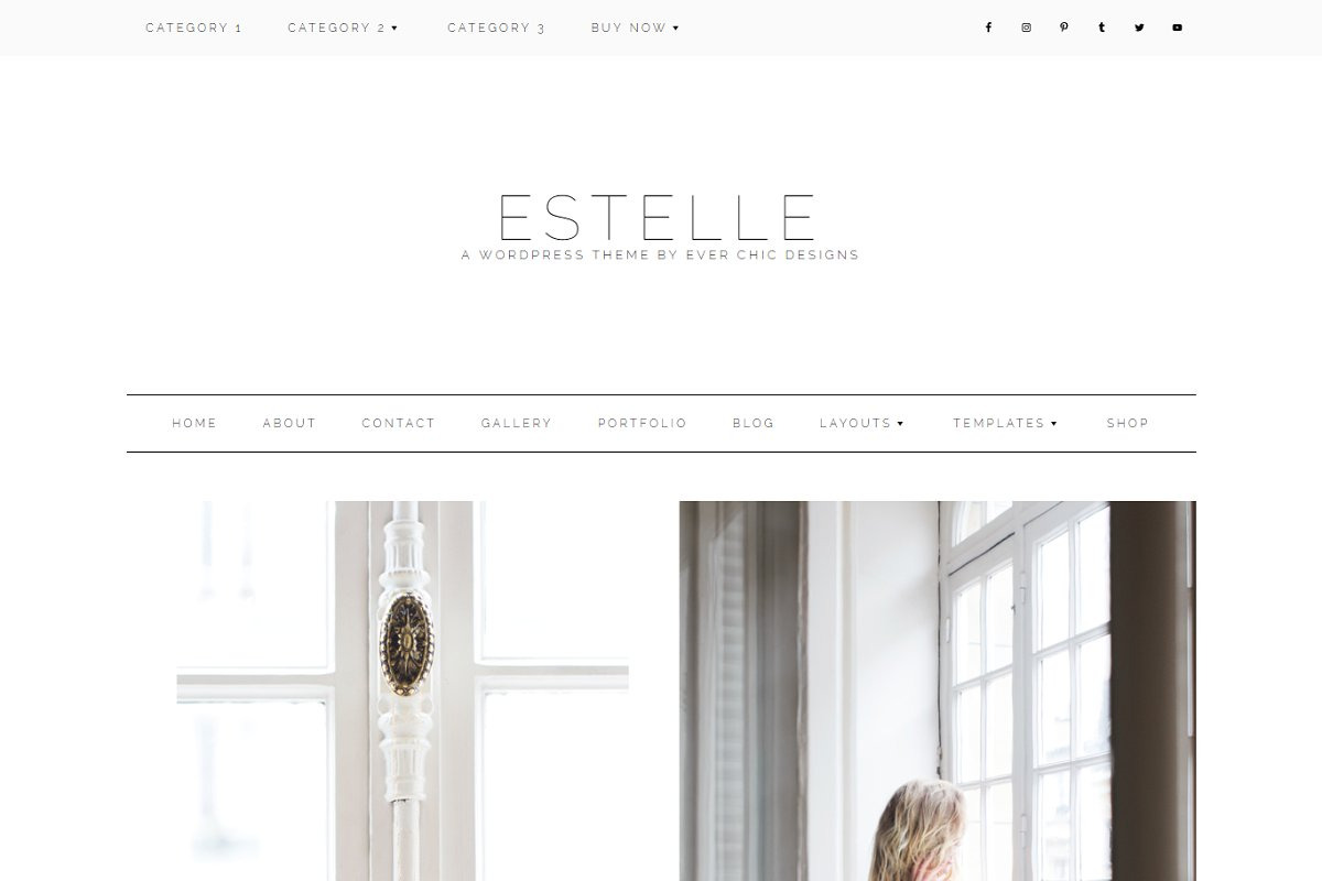Estelle Feminine Wordpress Theme in WordPress Blog Themes - product preview 8