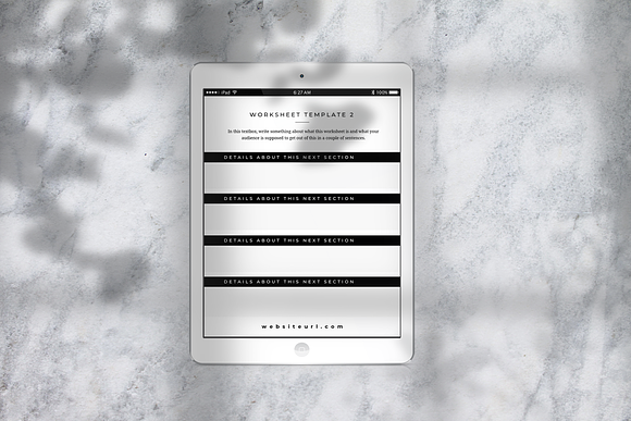 Workbook Canva Templates (Montana) in Stationery Templates - product preview 2