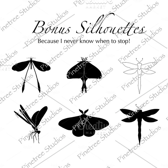 Procreate Insect Silhouette Stamps in Add-Ons - product preview 3