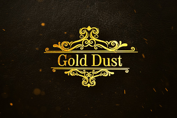 Gold Dust Logo Reveal in Templates - product preview 2