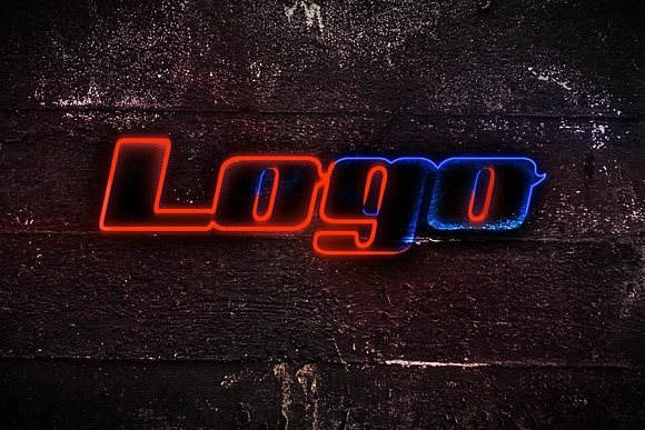 Neon Grunge Logo - After Effects in Templates - product preview 1