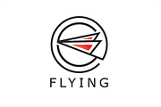 Paper Aircraft Logo Template