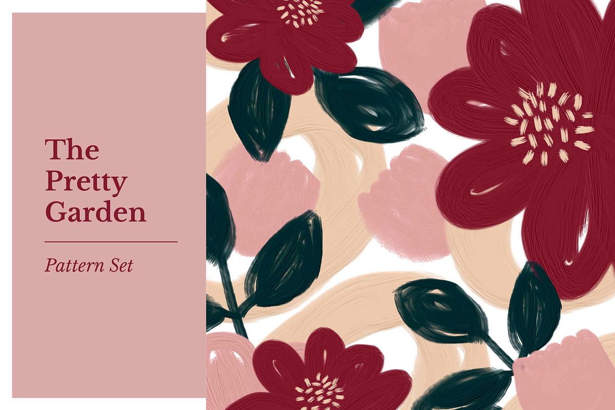 Organic Floral Seamless Pattern in Patterns - product preview 8