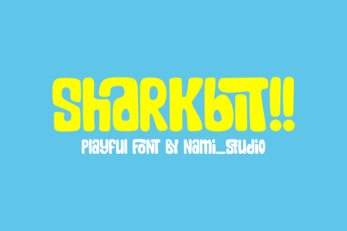 Sharkbit in Display Fonts - product preview 8