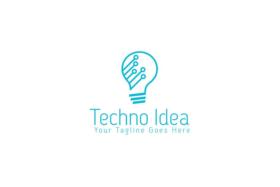 Techno Idea Logo Template in Logo Templates - product preview 8