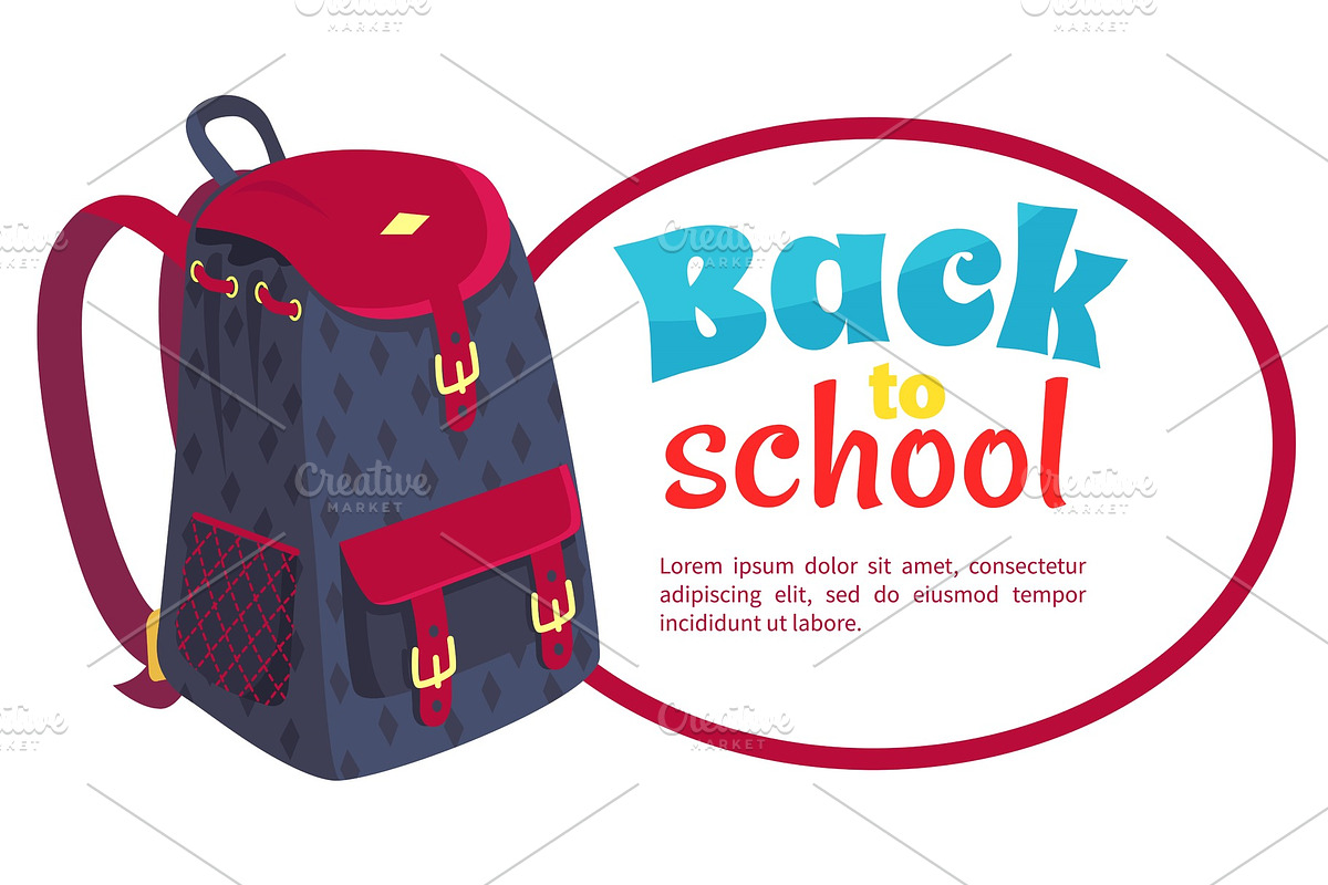 Back to School Poster with in Objects - product preview 8