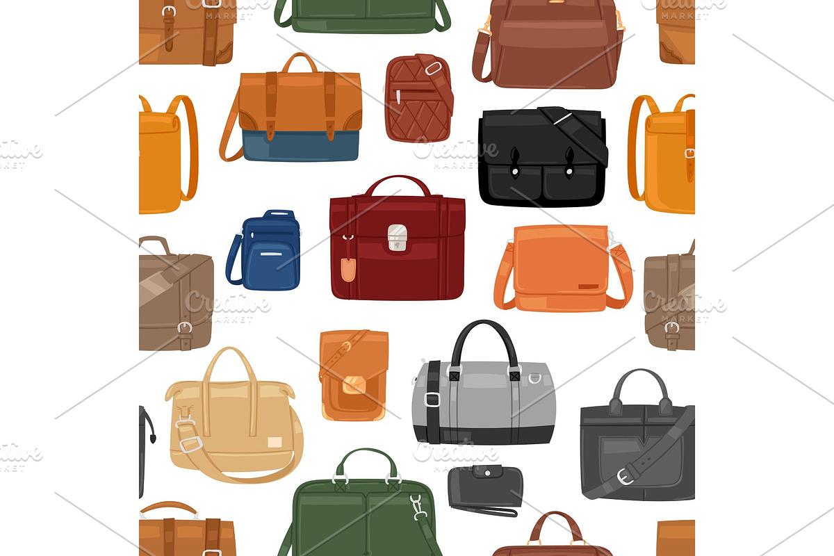 Man bag vector men fashion handbag in Textures - product preview 8
