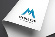 Letter M - Mediator Logo