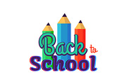 Back to School Poster with Three