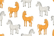 Set of horses and Pattern