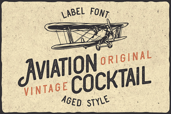 Aviation Cocktail Font + BONUS in Blackletter Fonts - product preview 2