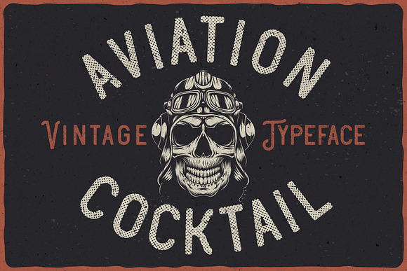 Aviation Cocktail Font + BONUS in Blackletter Fonts - product preview 5
