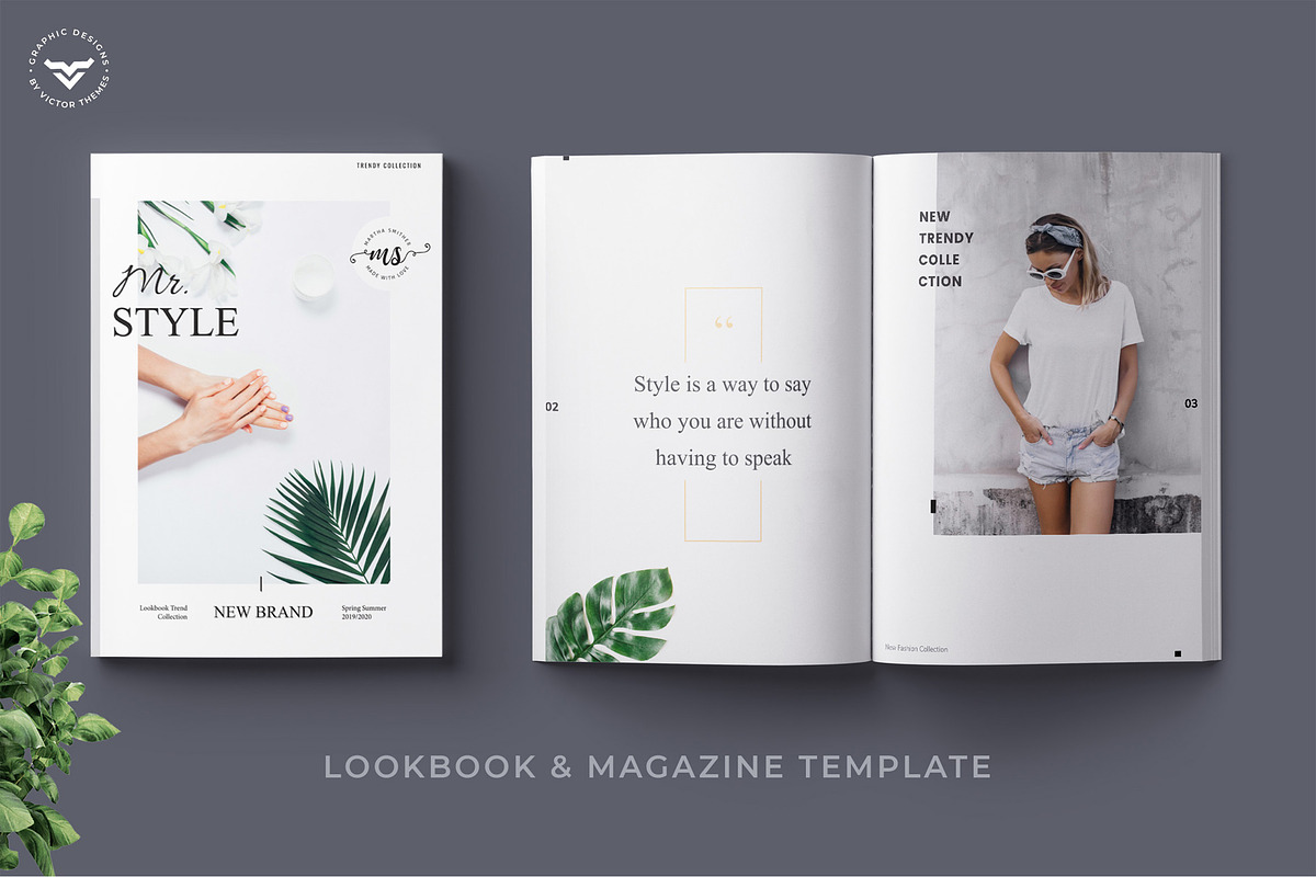Fashion Magazine Lookbook in Magazine Templates - product preview 8