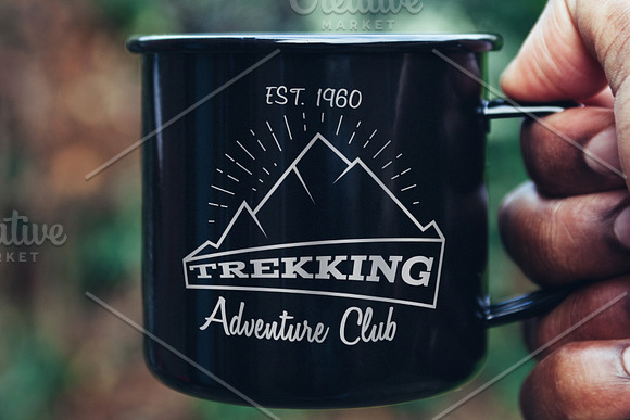 Outdoor Adventure Badges, Camp Logos in Logo Templates - product preview 9