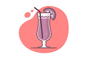 Summer Cocktail Icon