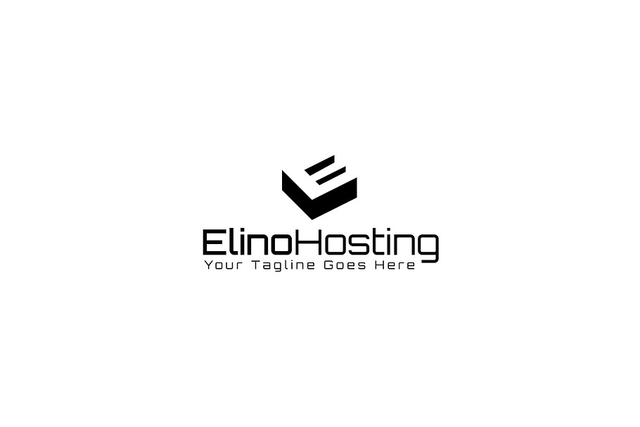 Elino Hosting Logo Template in Logo Templates - product preview 8