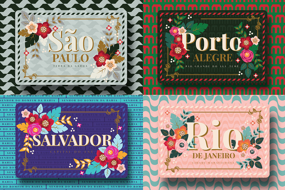 Capitals of Brazil Graphics in Illustrations - product preview 8