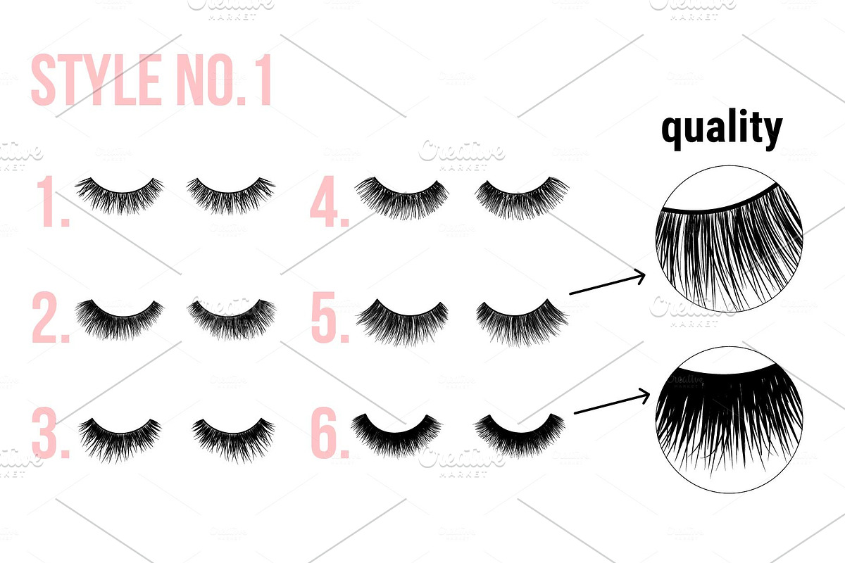 EYE LASHES icon logo clipart in Graphics - product preview 8