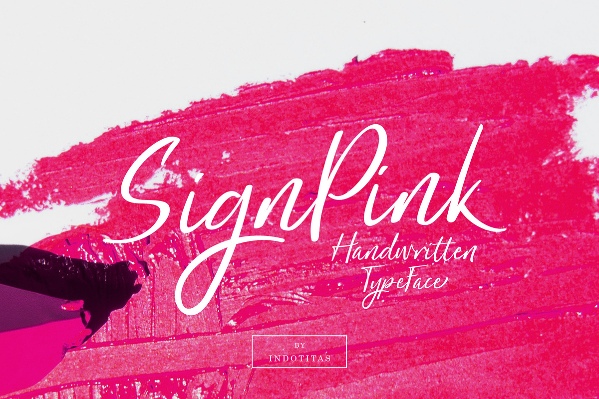 SignPink in Script Fonts - product preview 8