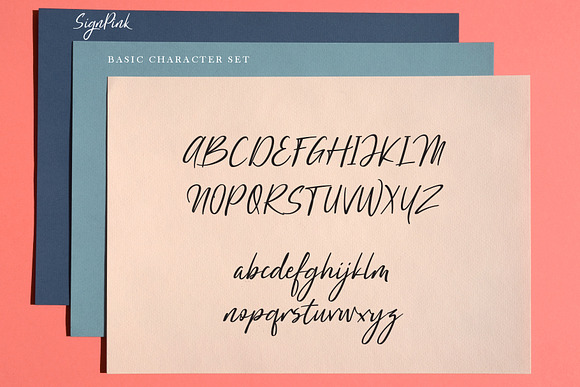SignPink in Script Fonts - product preview 4