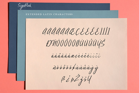 SignPink in Script Fonts - product preview 6