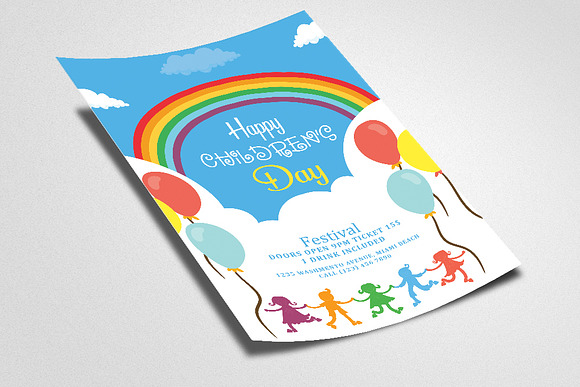 Children Day Fair Flyer in Flyer Templates - product preview 1