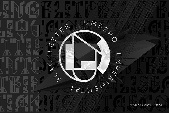 Umbero | experimental blackletter in Display Fonts - product preview 3