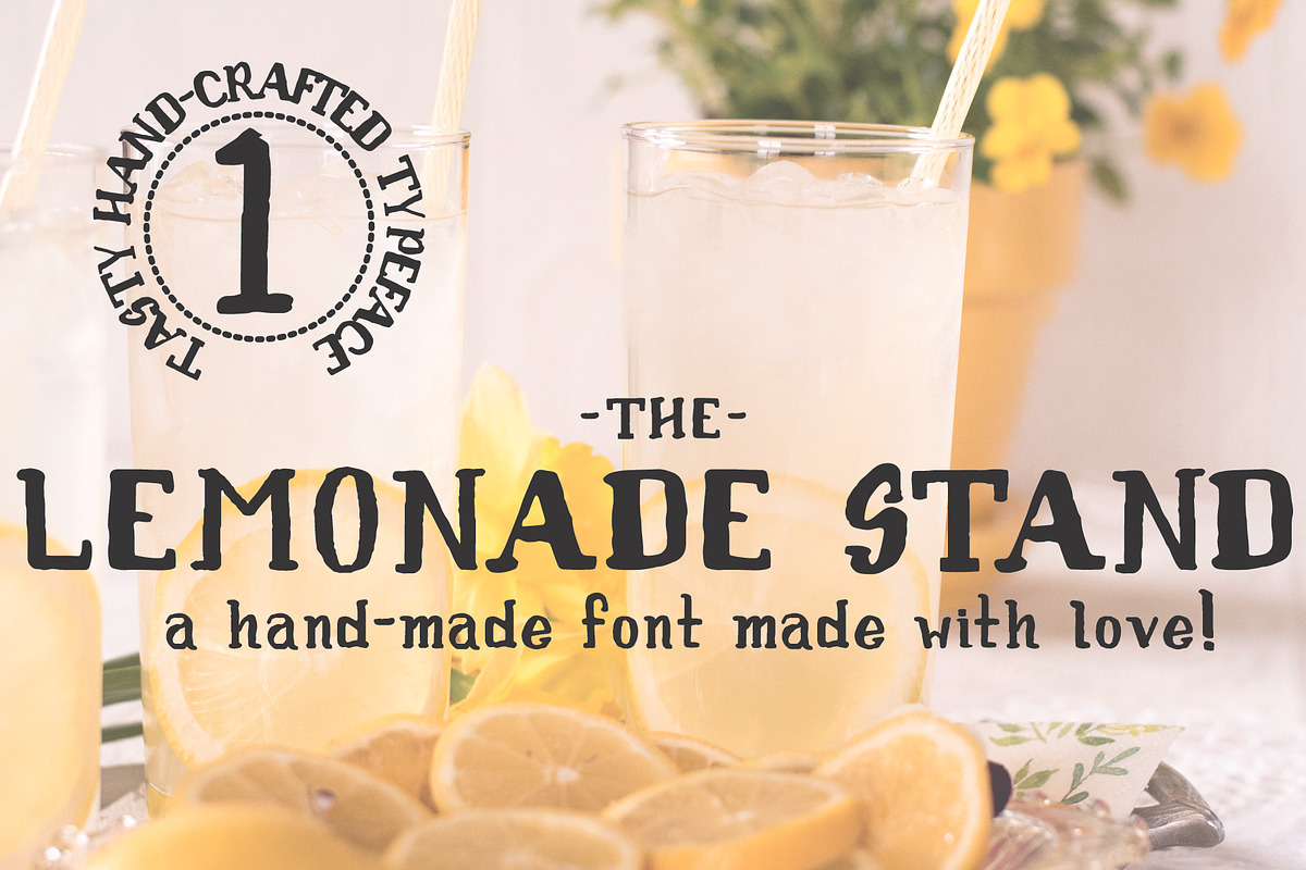 THE LEMONADE STAND TYPEFACE in Serif Fonts - product preview 8