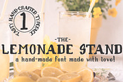 THE LEMONADE STAND TYPEFACE
