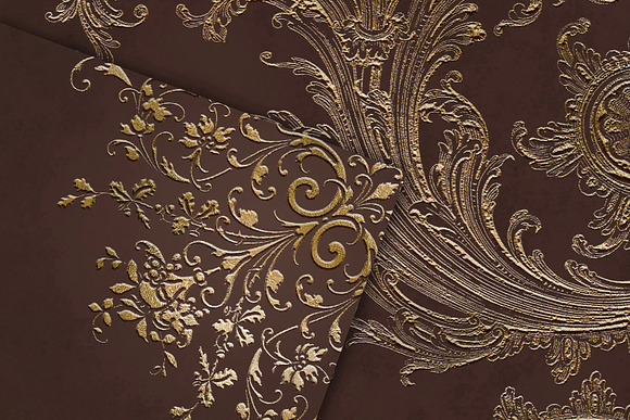 Old Gold Digital Paper in Textures - product preview 2